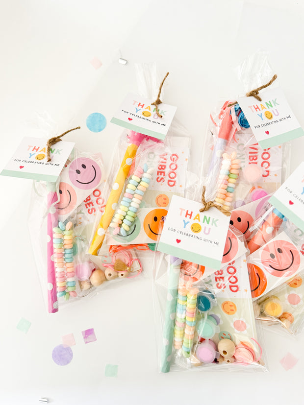 Happy Face Favor Bag