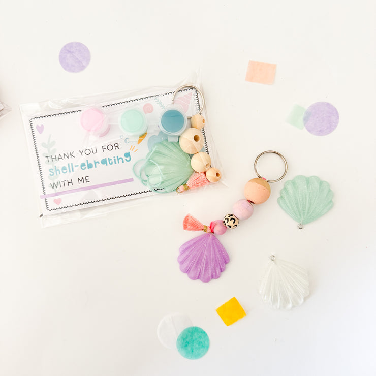 Sea Shell Keychain Party Favor