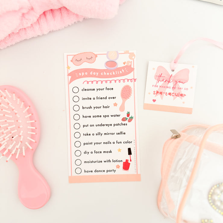 Personalized Spa Party Favor Gift