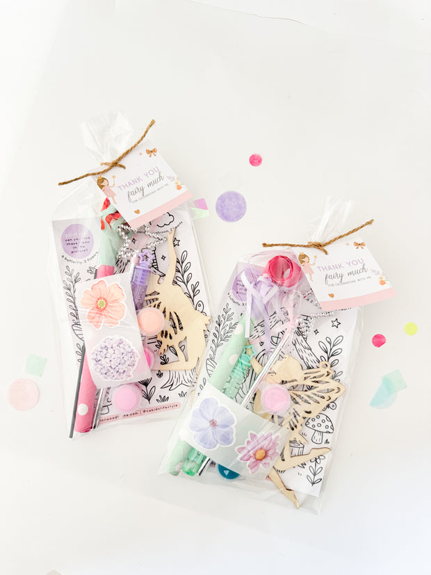 Woodland Fairy Party Favor Bag