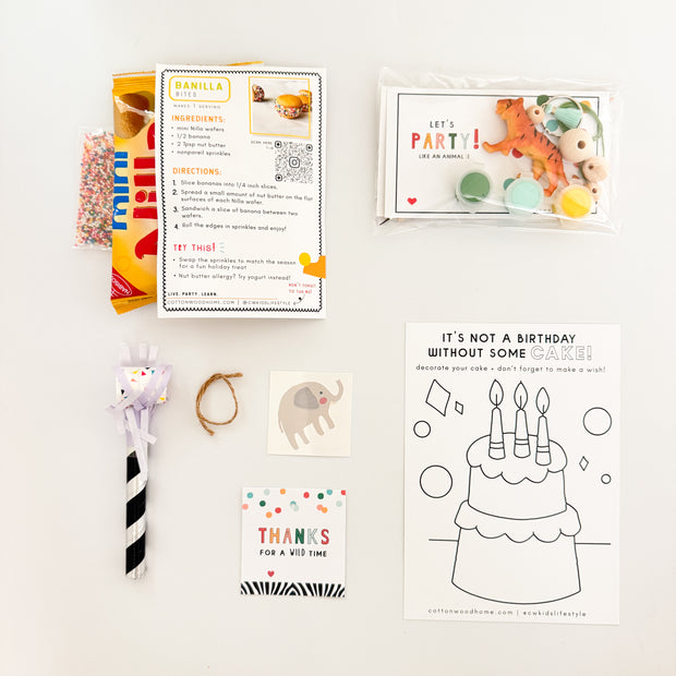 Party Animal Favor Bag