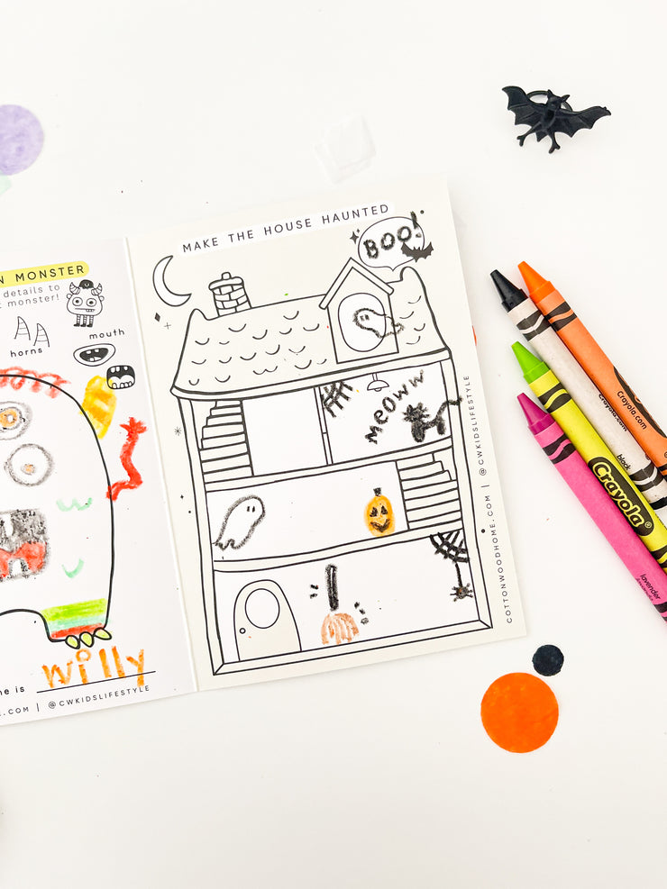 Just the Books - Kids Halloween Activity Booklet