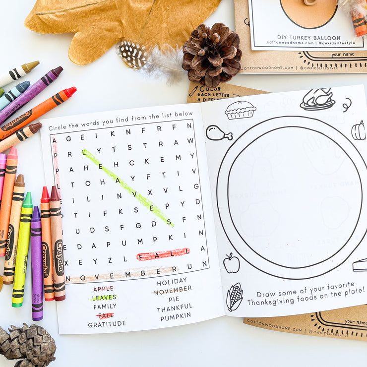 Thanksgiving Activity Set